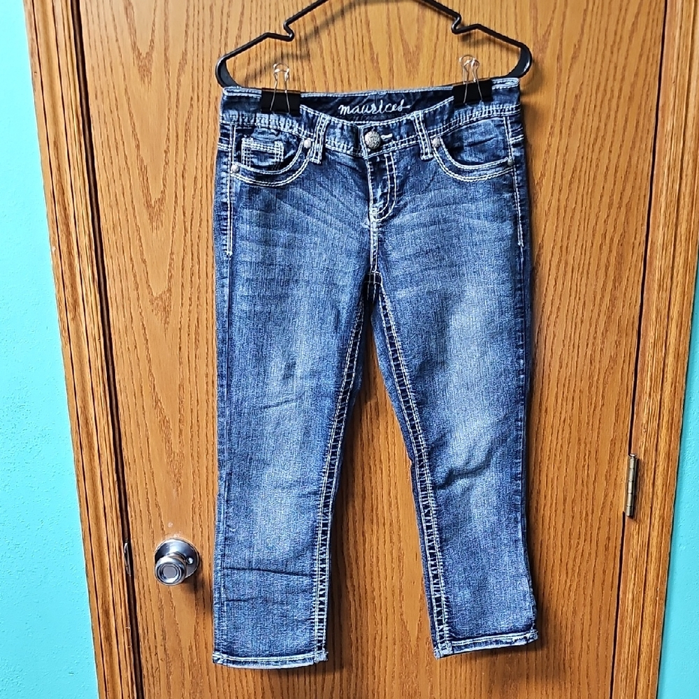 Maurices Dark Blue Ankle Jeans